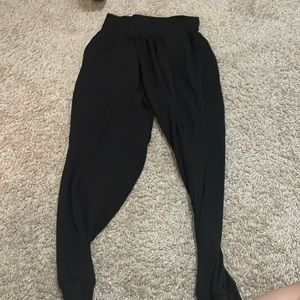 loose pants black